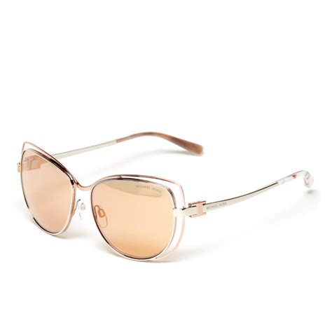 michael kors audrina sunglasses rose gold|Women's Rose Gold Designer Sunglasses .